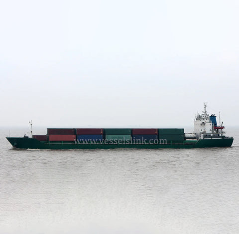 2000 Built(2005 Rebuilt) 6300 DWT Container Ship For Sale