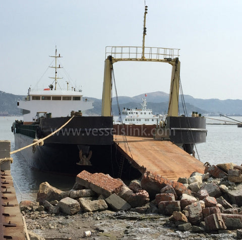 2014 Built 1400 DWT Self-Propelled Deck Barge For Sale