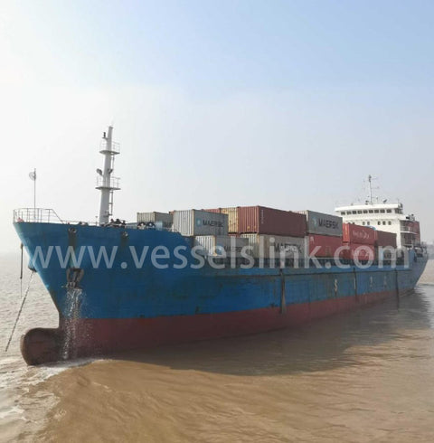 2007 Built 4000 DWT 260 TEU Container Ship For Sale